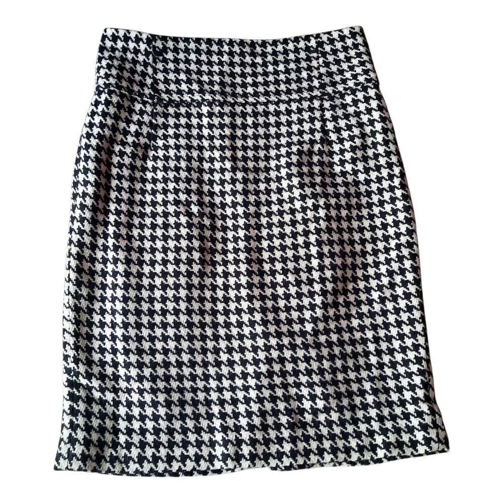 Dalia Collection Black and White Pencil Skirt